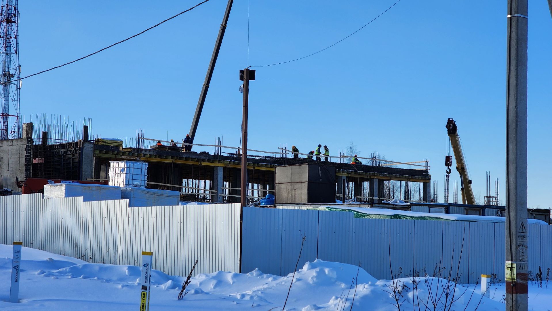 кашира, строительство, здание овд, полиция, вертикальные конструкции,