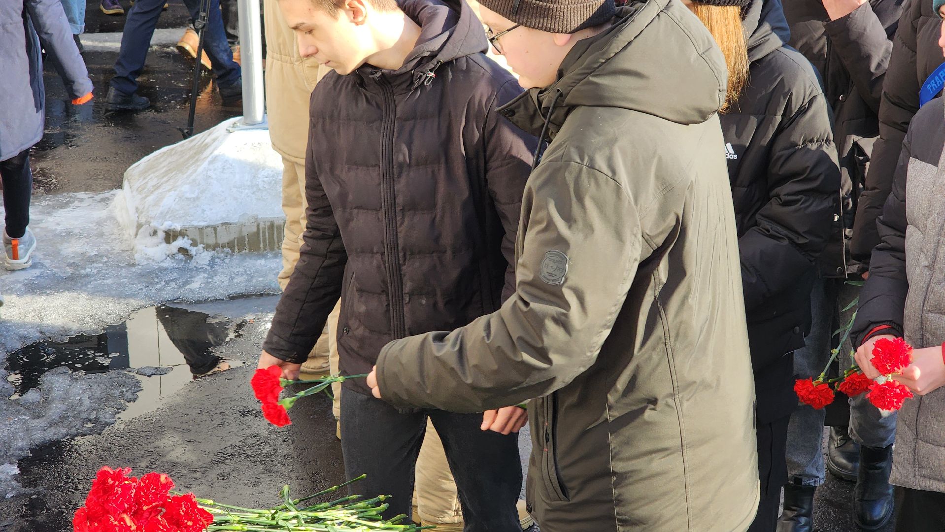 кашира, мемориальная доска, сво, школа 9, боевое братство, николай кульнев,