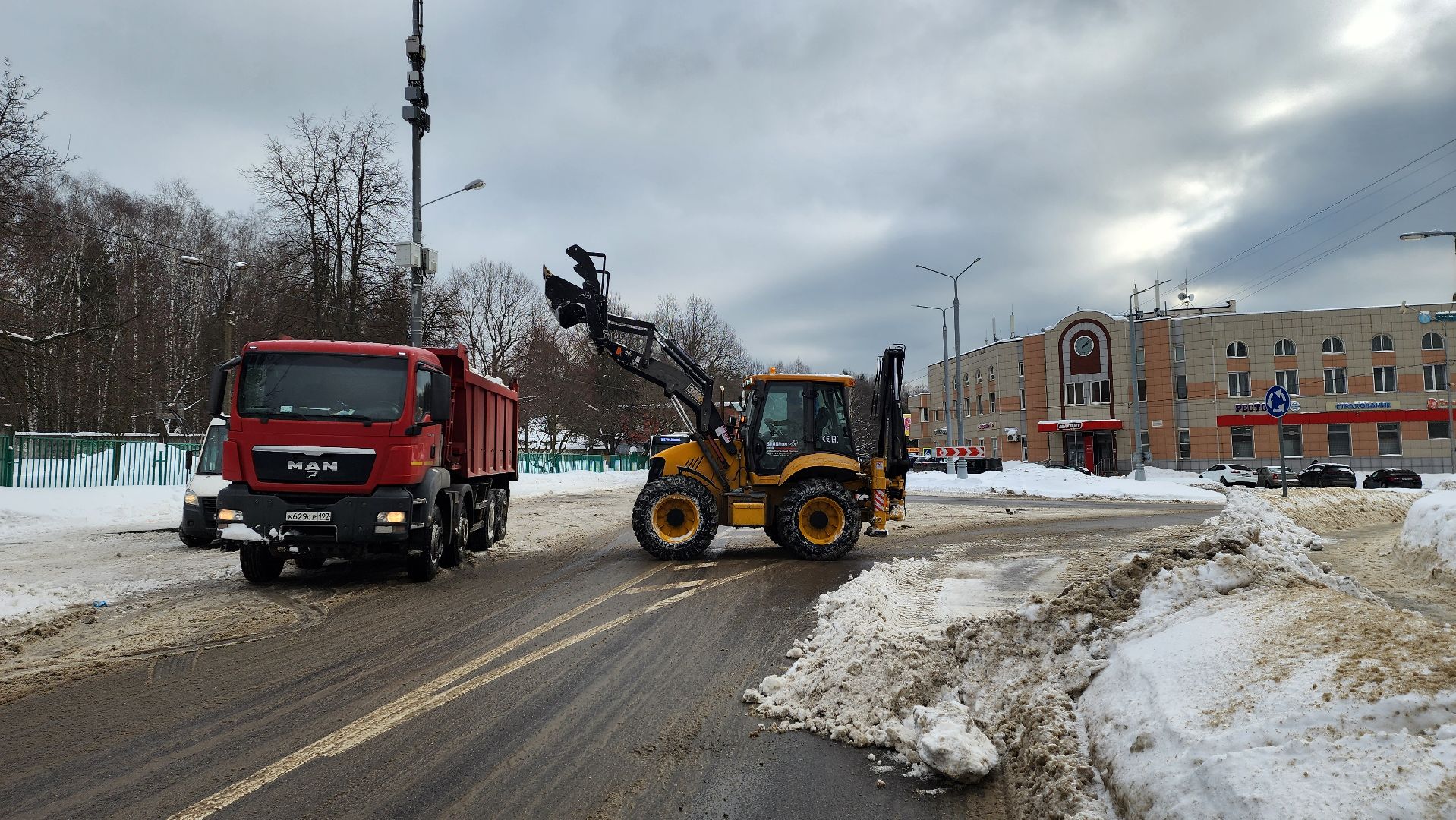 уборка снега и наледи, уборка дорог,