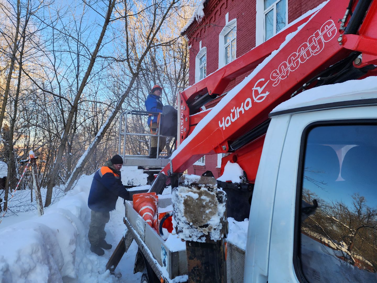 красноармейск, г.о. пушкинский, кровля, наледь,