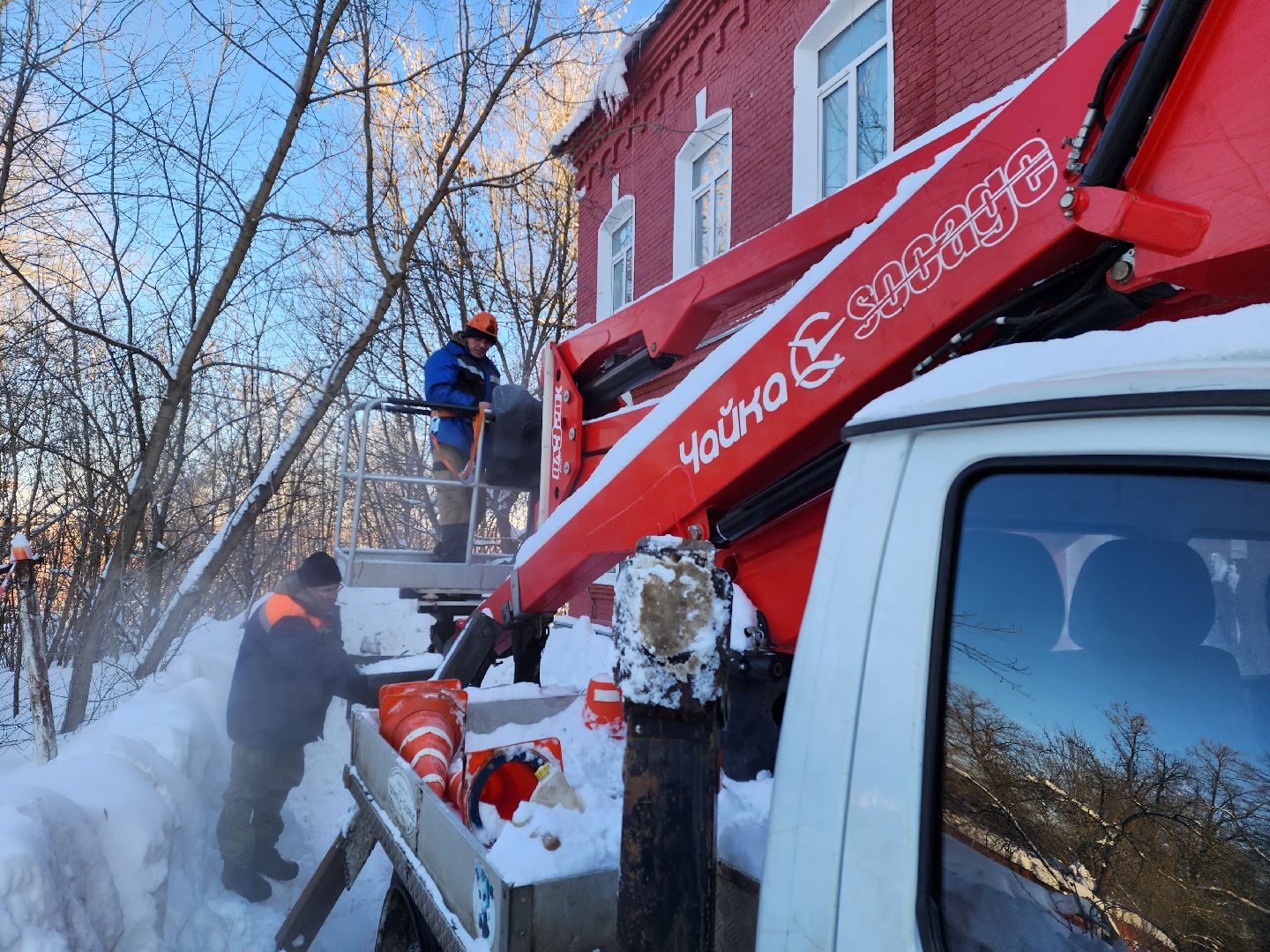 красноармейск, г.о. пушкинский, кровля, наледь,