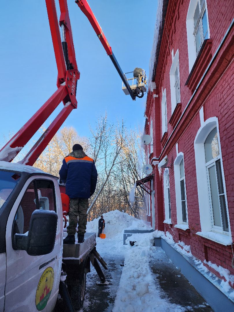 красноармейск, г.о. пушкинский, кровля, наледь,