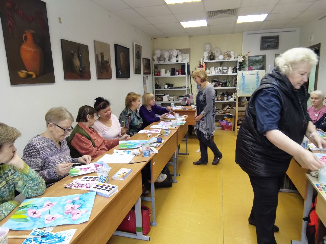 Балашиха, активное долголетие, старшее поколение, социальная политика, художественная школа, пенсионеры, творчество, социальный проект
