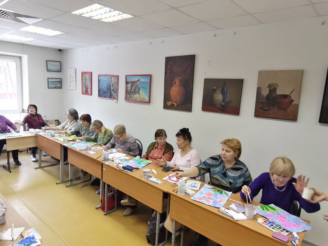 Балашиха, активное долголетие, старшее поколение, социальная политика, художественная школа, пенсионеры, творчество, социальный проект