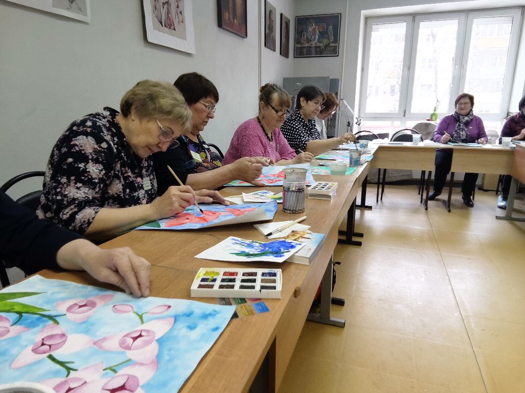 Балашиха, активное долголетие, старшее поколение, социальная политика, художественная школа, пенсионеры, творчество, социальный проект