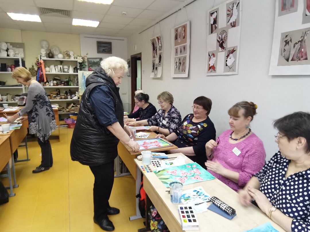 Балашиха, активное долголетие, старшее поколение, социальная политика, художественная школа, пенсионеры, творчество, социальный проект