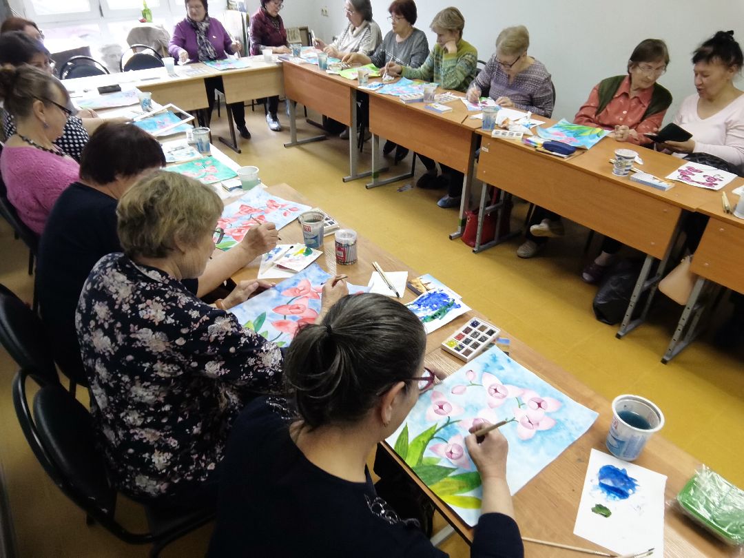 Балашиха, активное долголетие, старшее поколение, социальная политика, художественная школа, пенсионеры, творчество, социальный проект