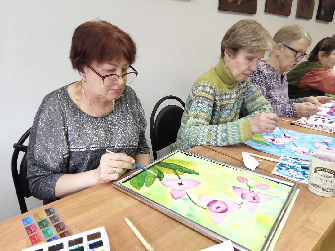 Балашиха, активное долголетие, старшее поколение, социальная политика, художественная школа, пенсионеры, творчество, социальный проект