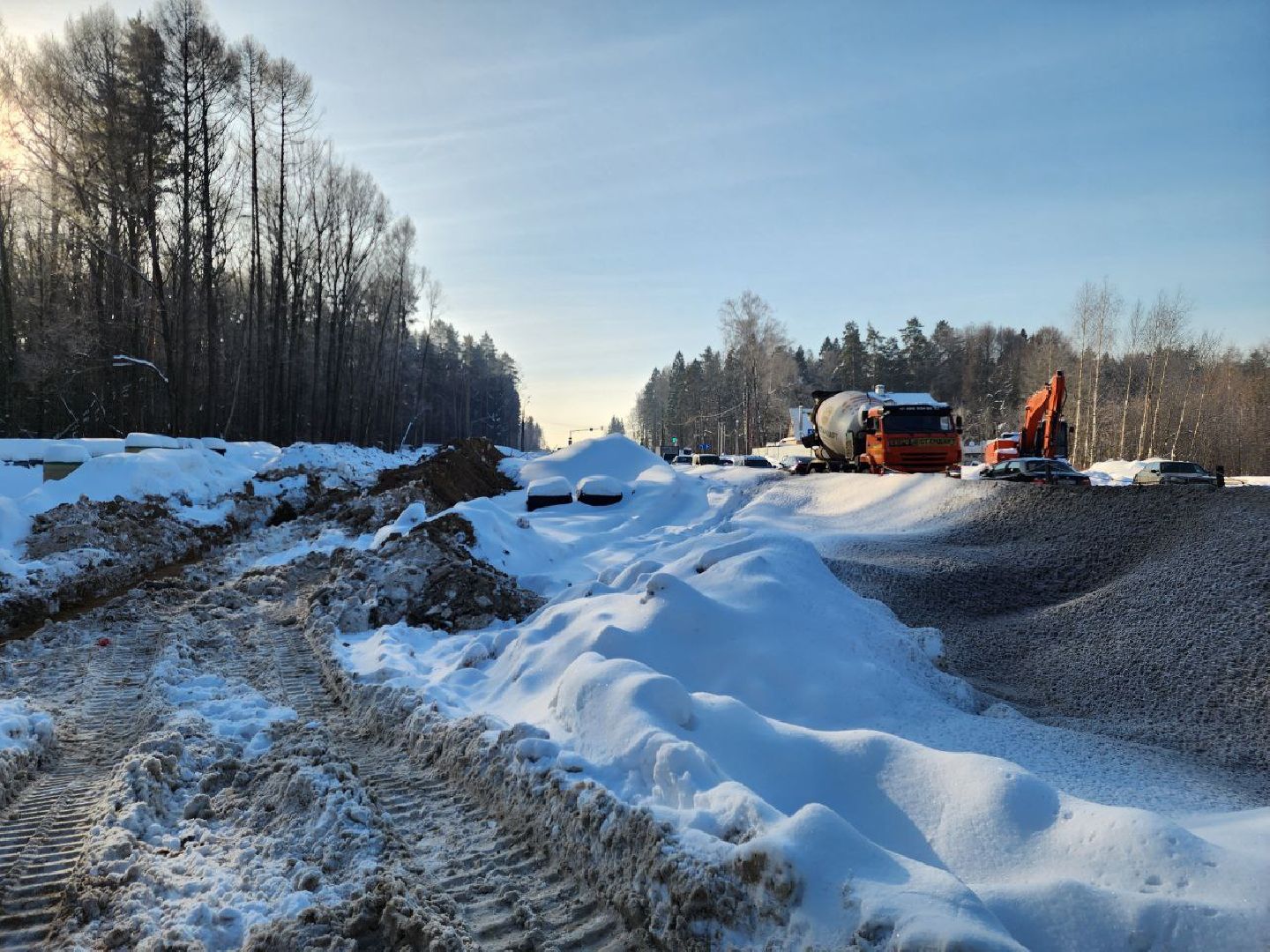 мытищи, Пироговское шоссе, Реконструкция шоссе,