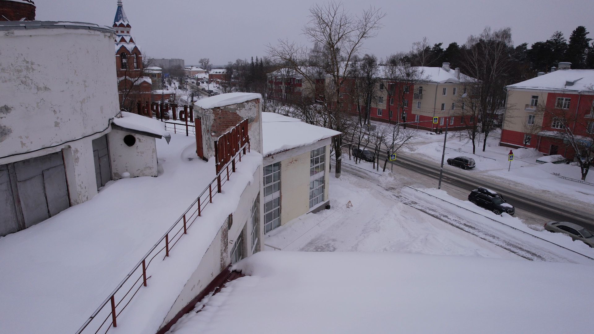 видео с коптера, дк,