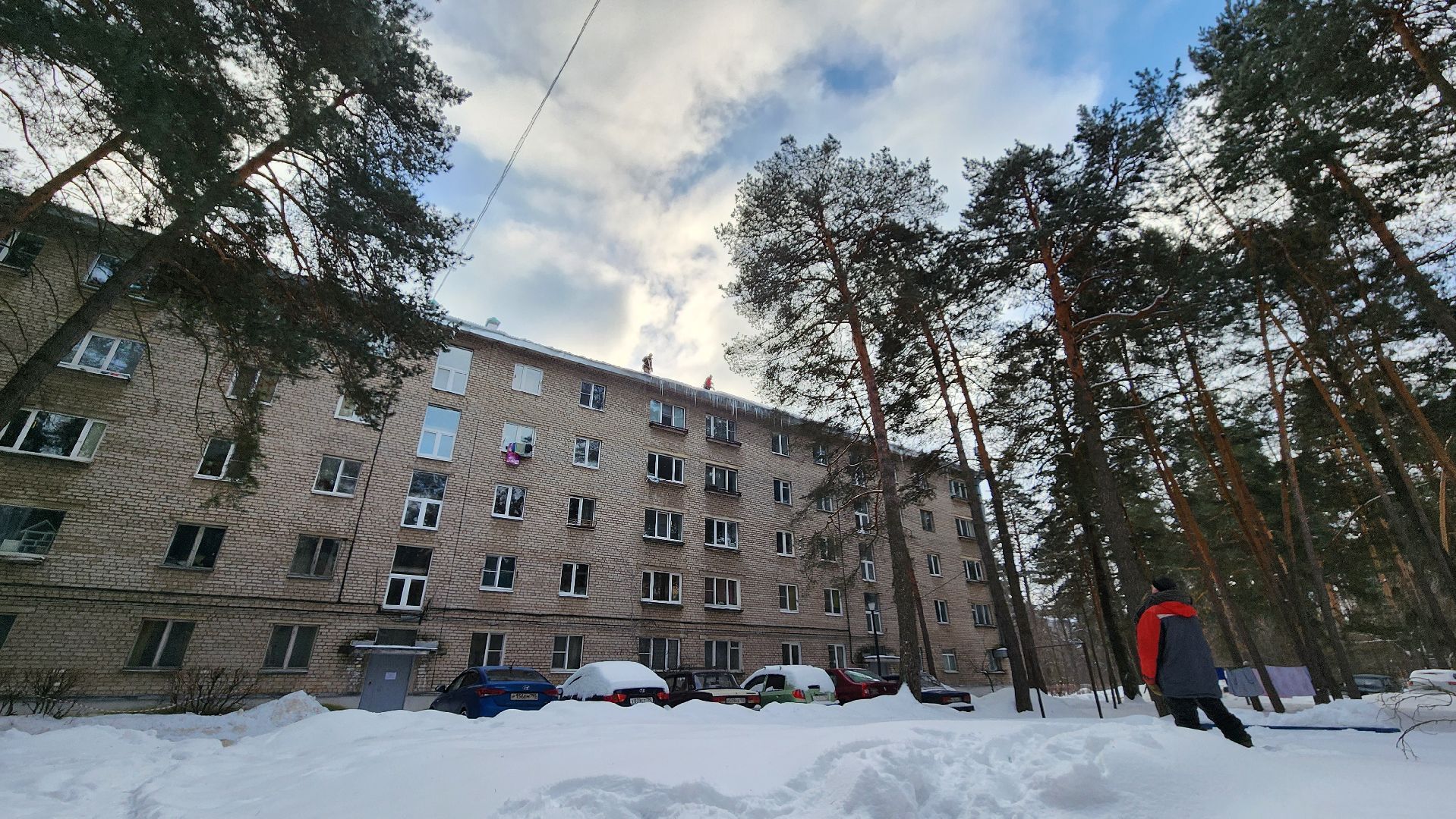 протвино, благоустойство, зима, сосульки, очистка крыш,