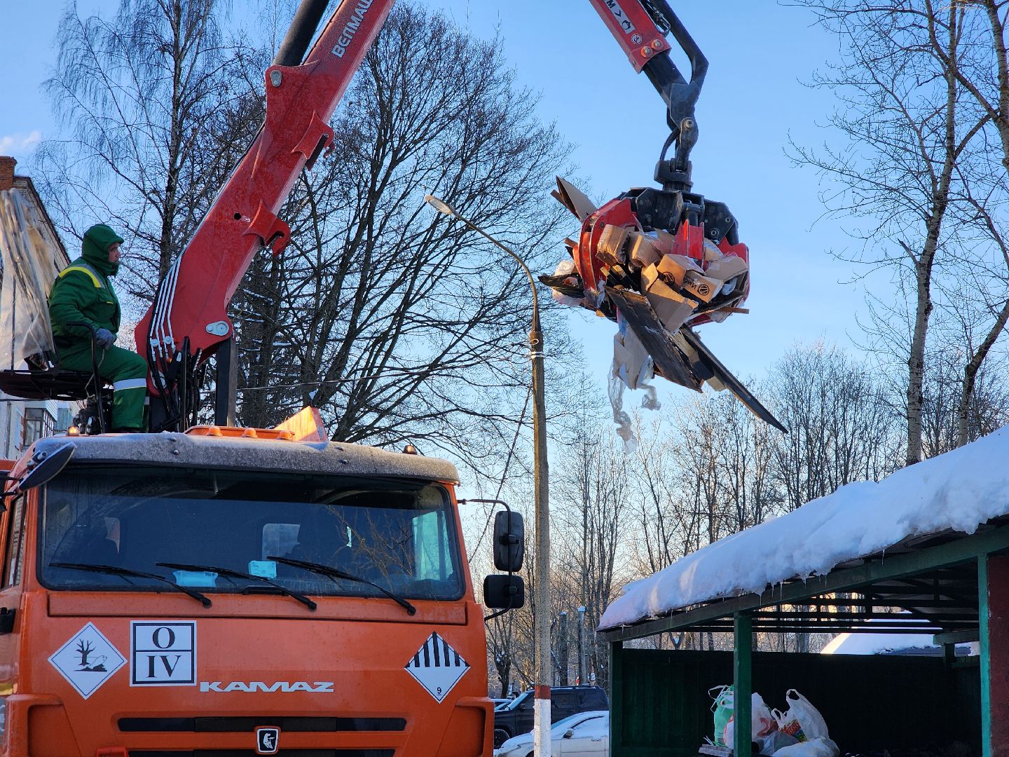 Подольск, ломовоз, региональный оператор, вывоз мусора,