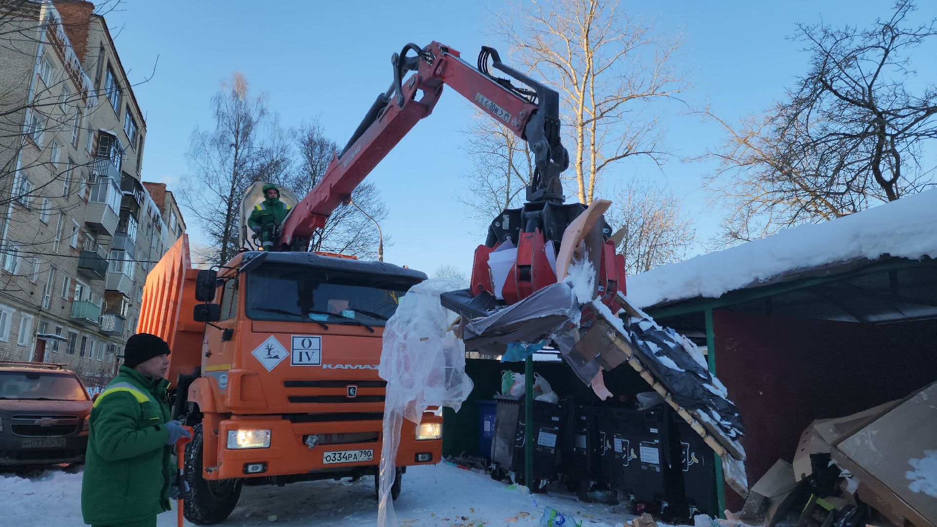 Подольск, ломовоз, региональный оператор, вывоз мусора,