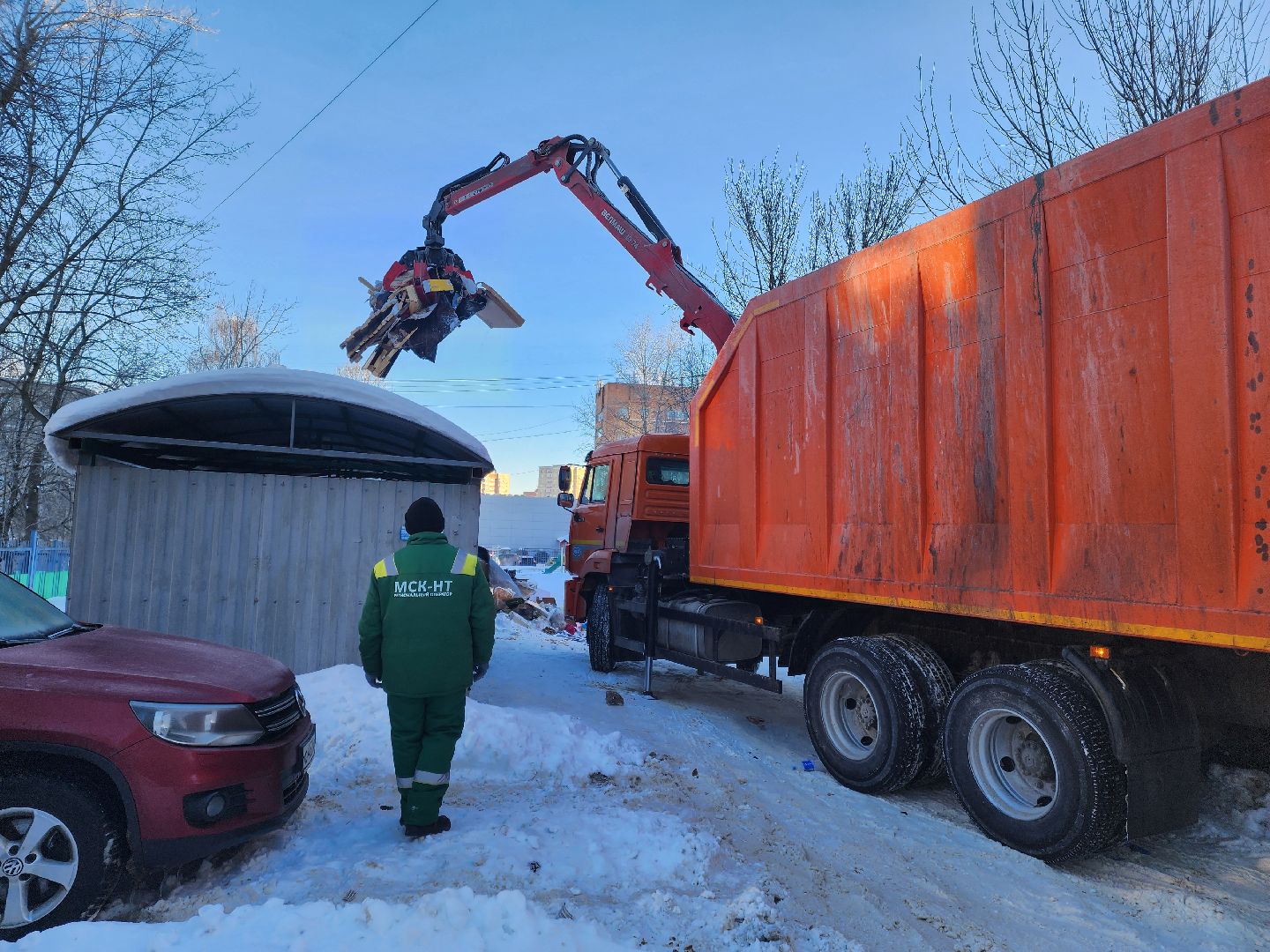 Подольск, ломовоз, региональный оператор, вывоз мусора,