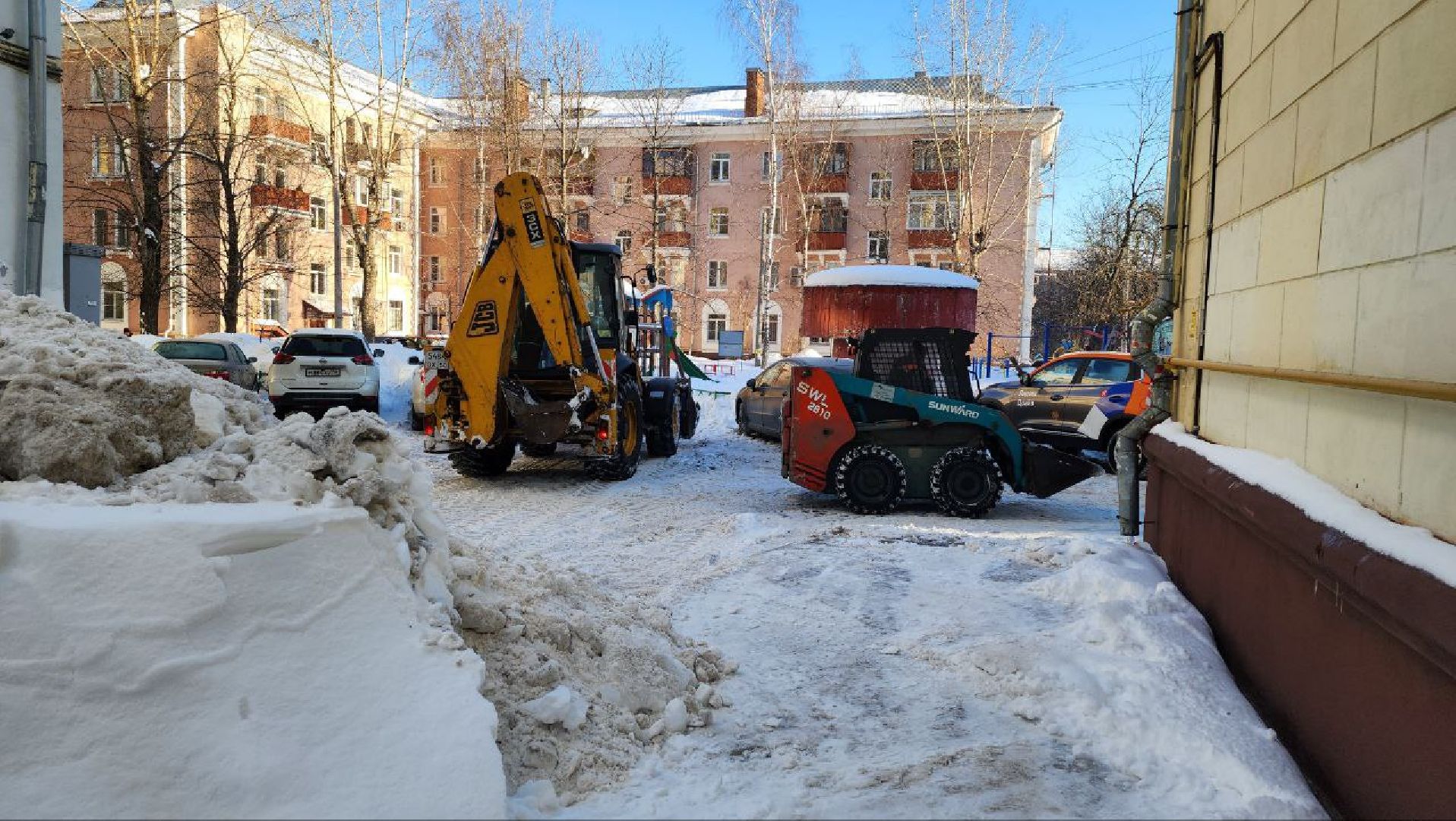 люберцы, уборка снега, управляющая компания,