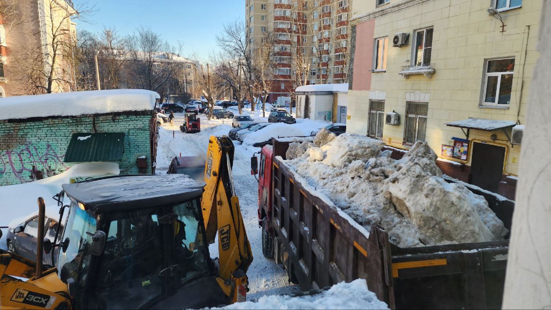 люберцы, уборка снега, управляющая компания,