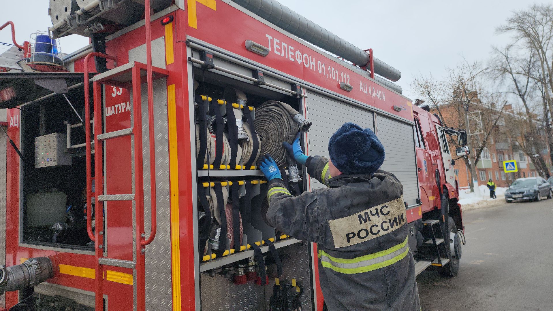 пожар, шатура, чп, пожар многоквартирный дом, мчс, моспожспас, Клара Цеткин,