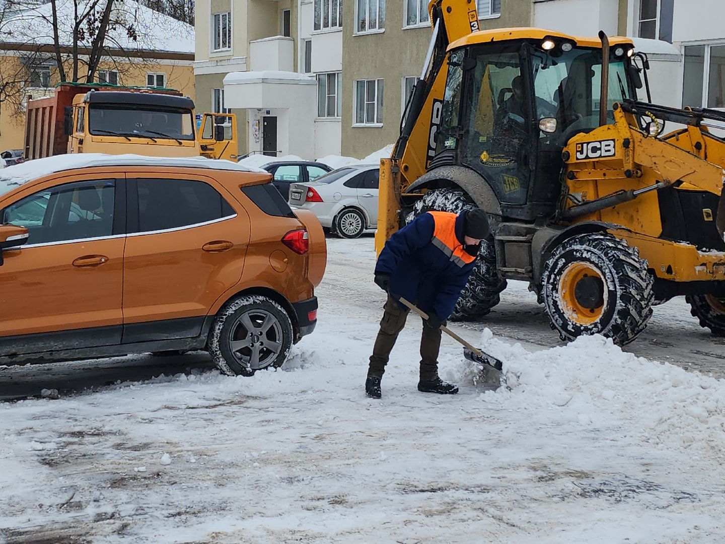 коломна, жкх, снег и наледь, непогода,
