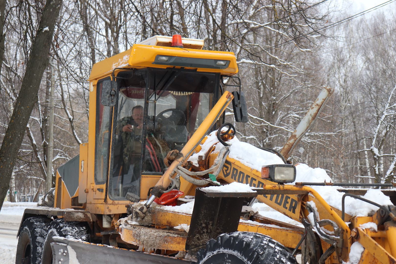Клин, ЖКХ, снег, уборка снега, зима, дороги,