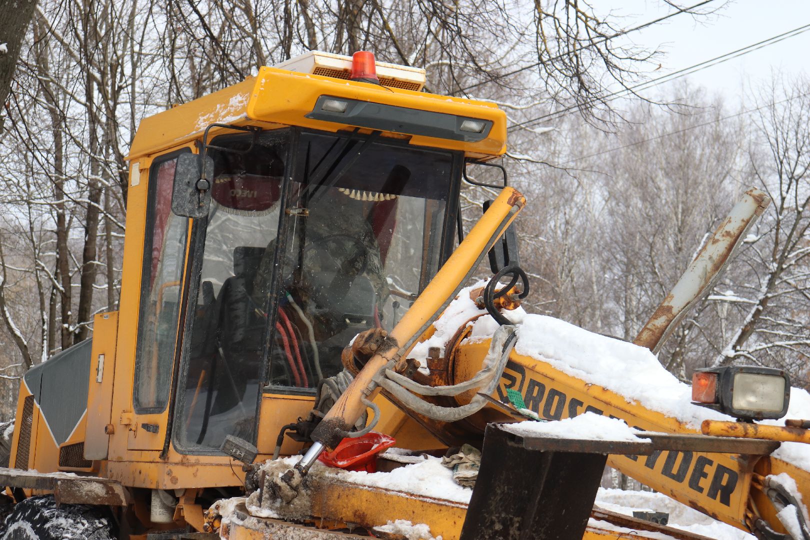 Клин, ЖКХ, снег, уборка снега, зима, дороги,