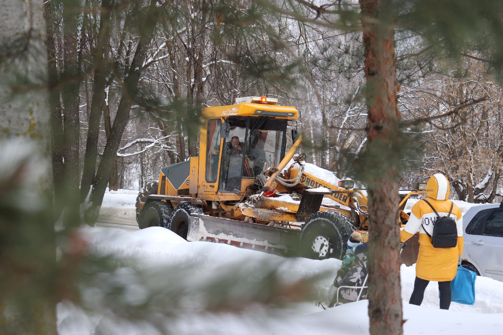 Клин, ЖКХ, снег, уборка снега, зима, дороги,