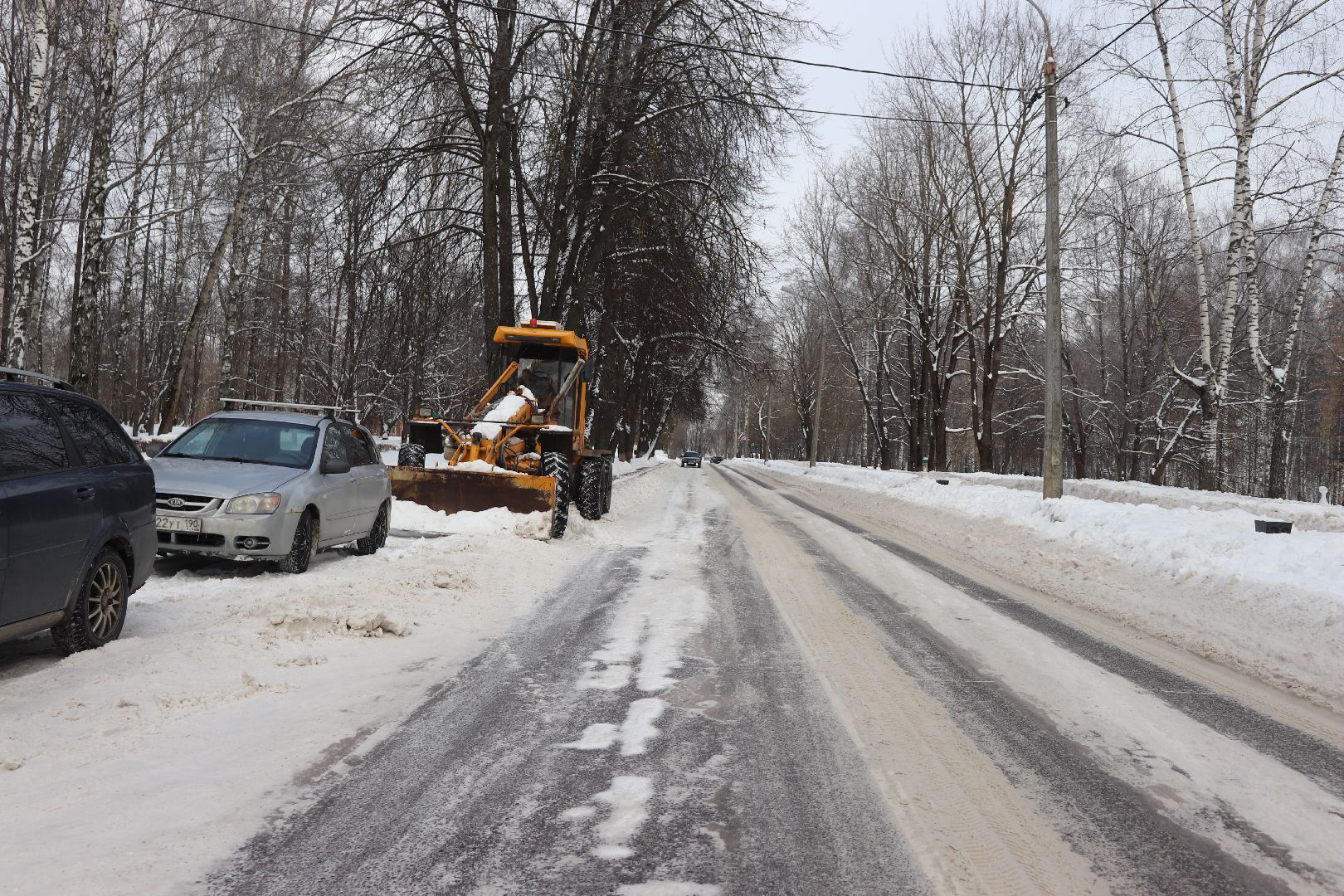 Клин, ЖКХ, снег, уборка снега, зима, дороги,