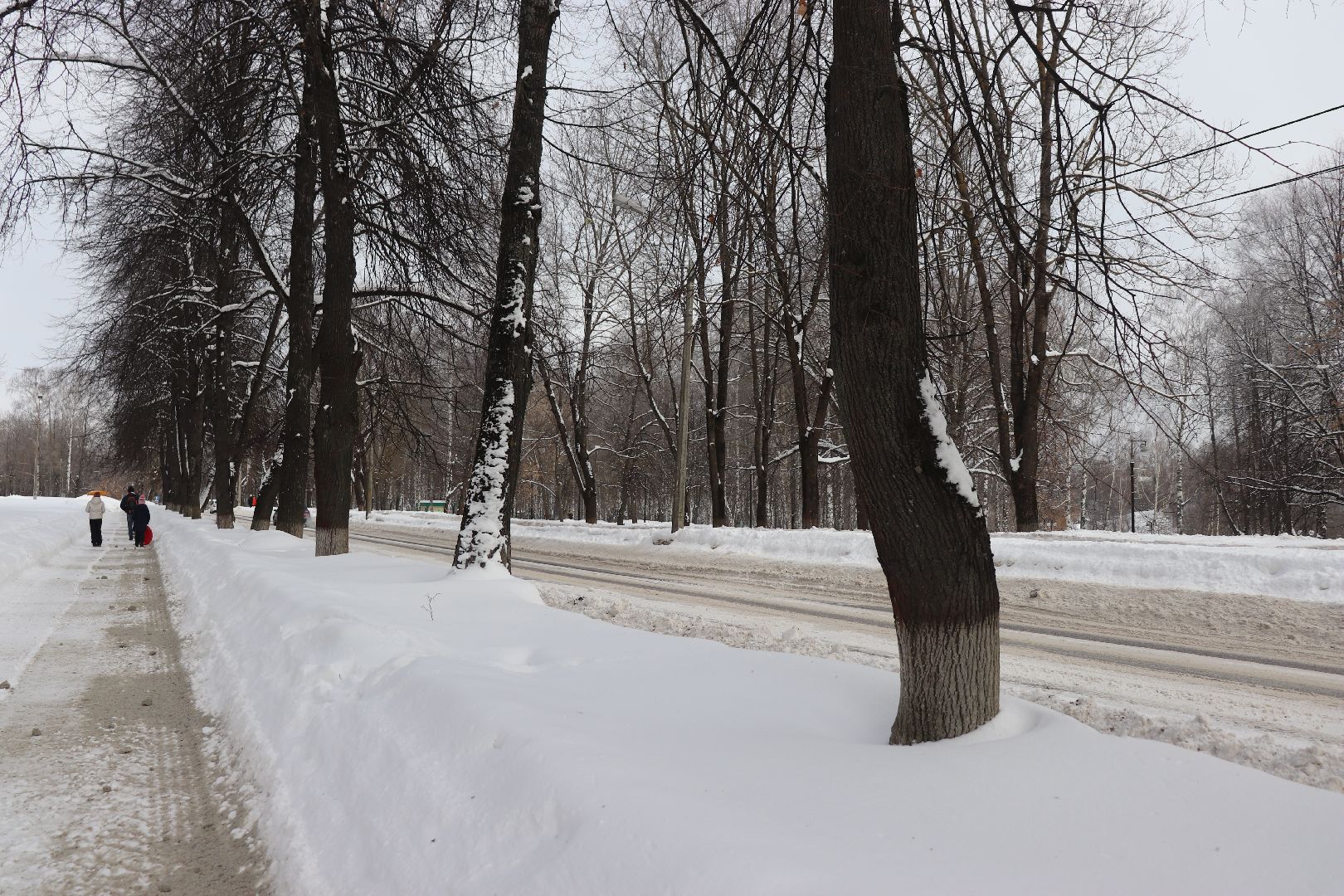 Клин, ЖКХ, снег, уборка снега, зима, дороги,