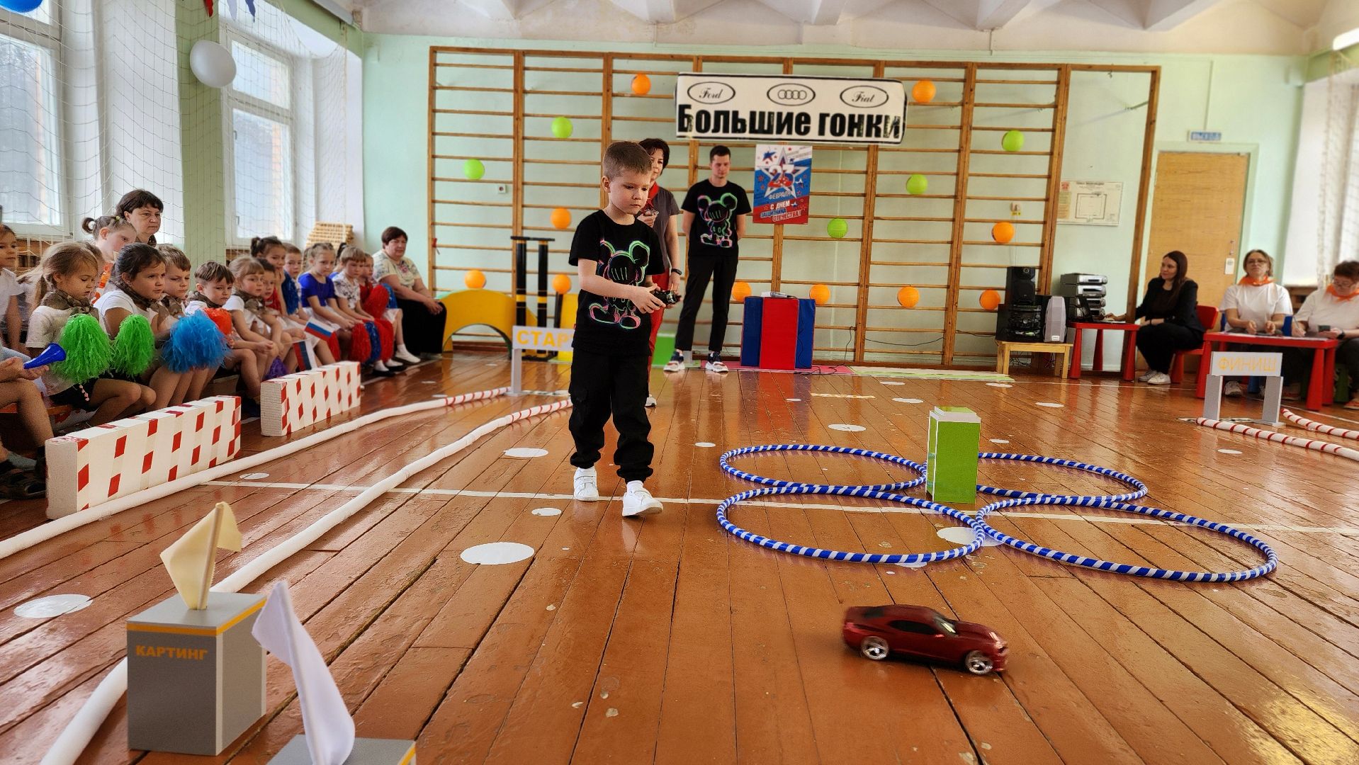 Большие гонки, Соревнования, Протвино, Дети, Детский сад,