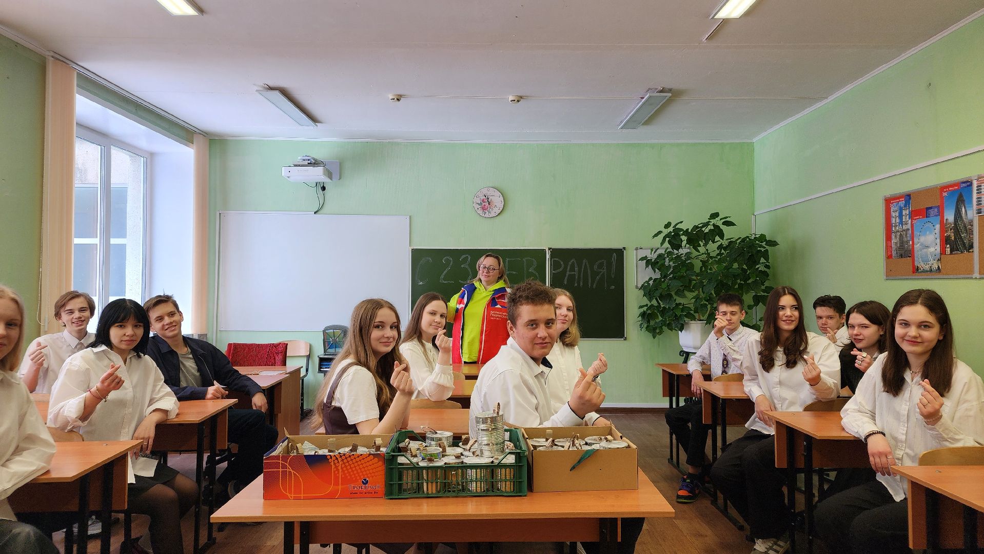 протвино, школьники, окопные свечи, сош 3, поддержка,