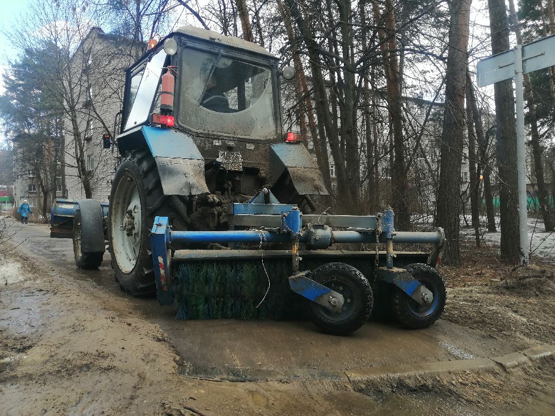 весна, Протвино, благоустройство