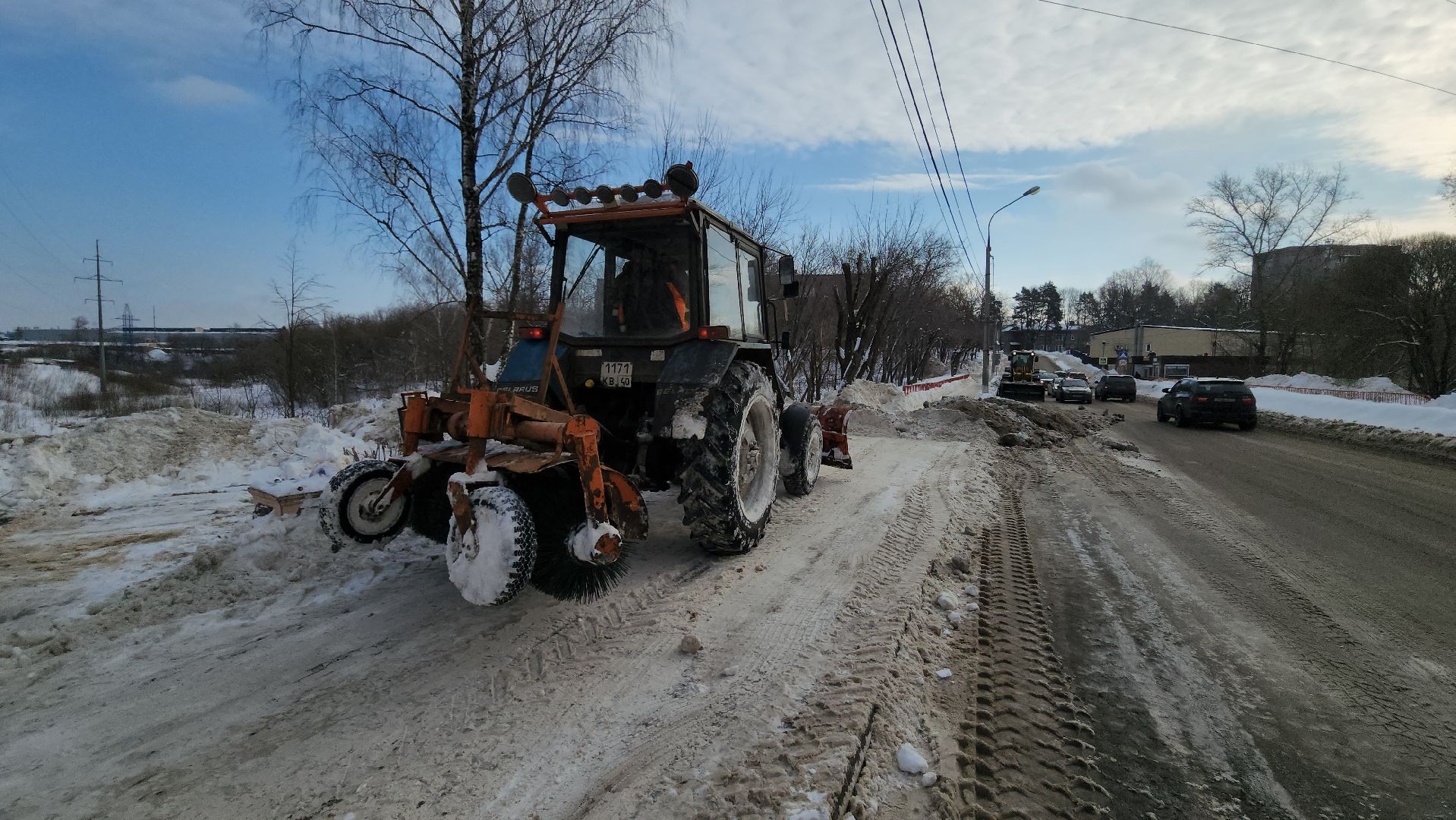 подольск, уборка города,