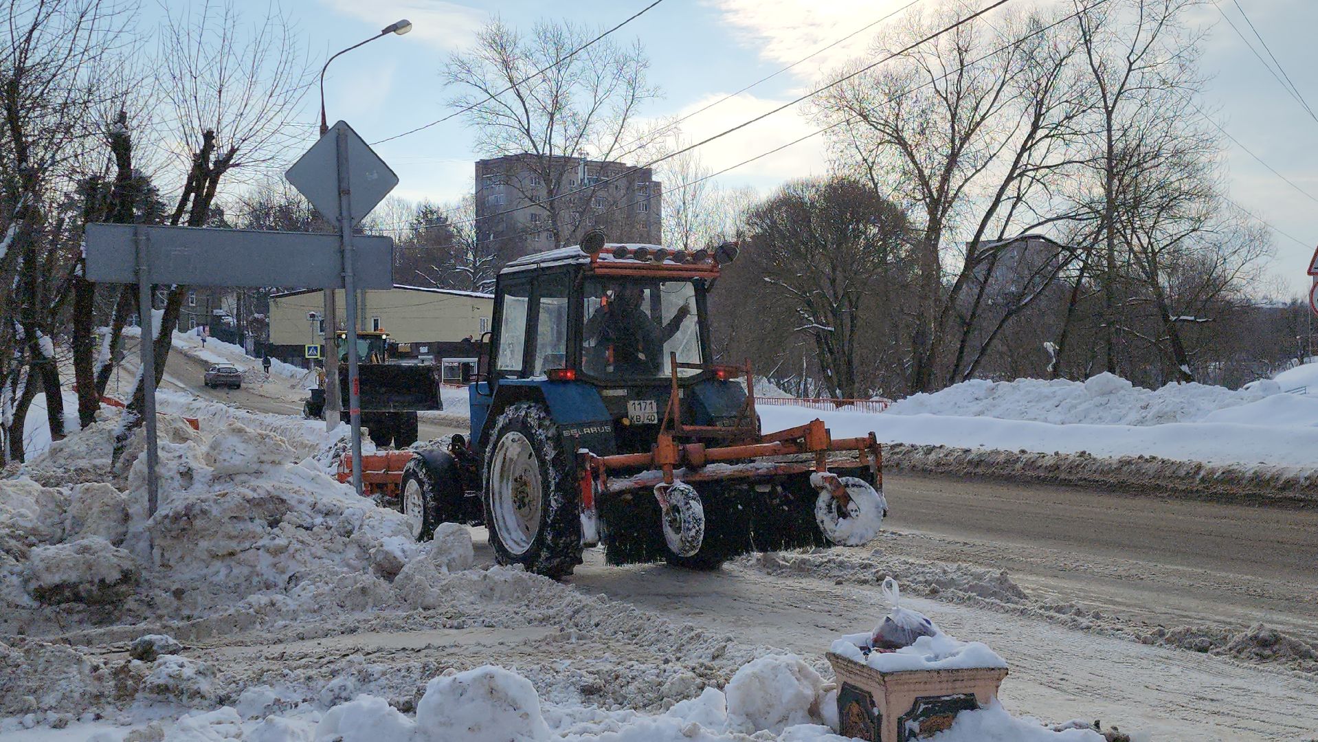 подольск, уборка города,