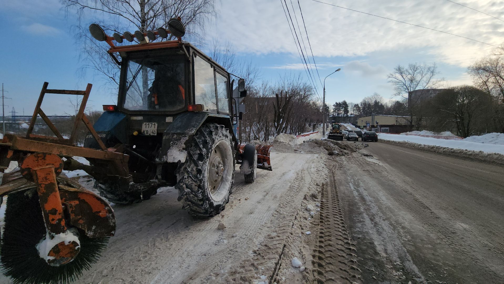 подольск, уборка города,