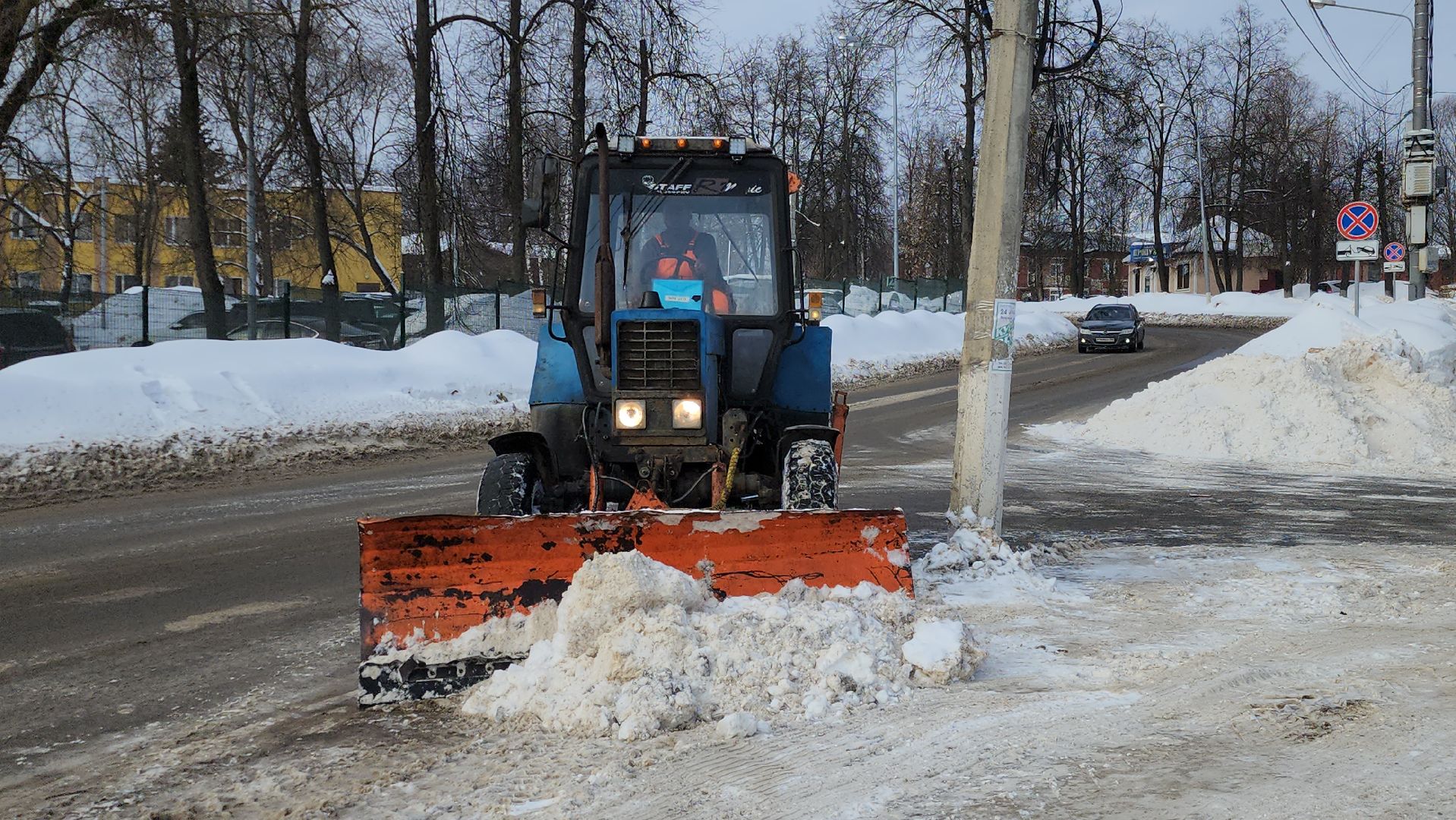 подольск, уборка города,