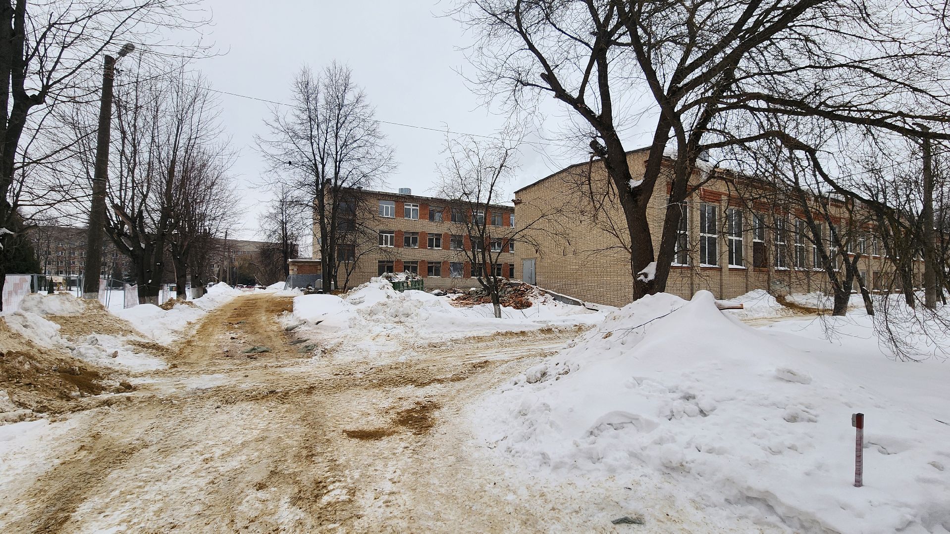 кашира, ожерелье, капитальный ремонт, школа 10, демонтажные работы,