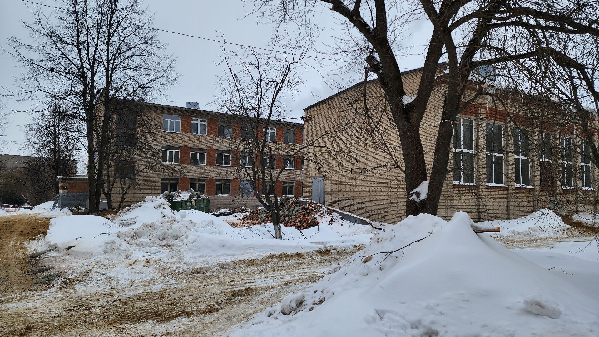 кашира, ожерелье, капитальный ремонт, школа 10, демонтажные работы,