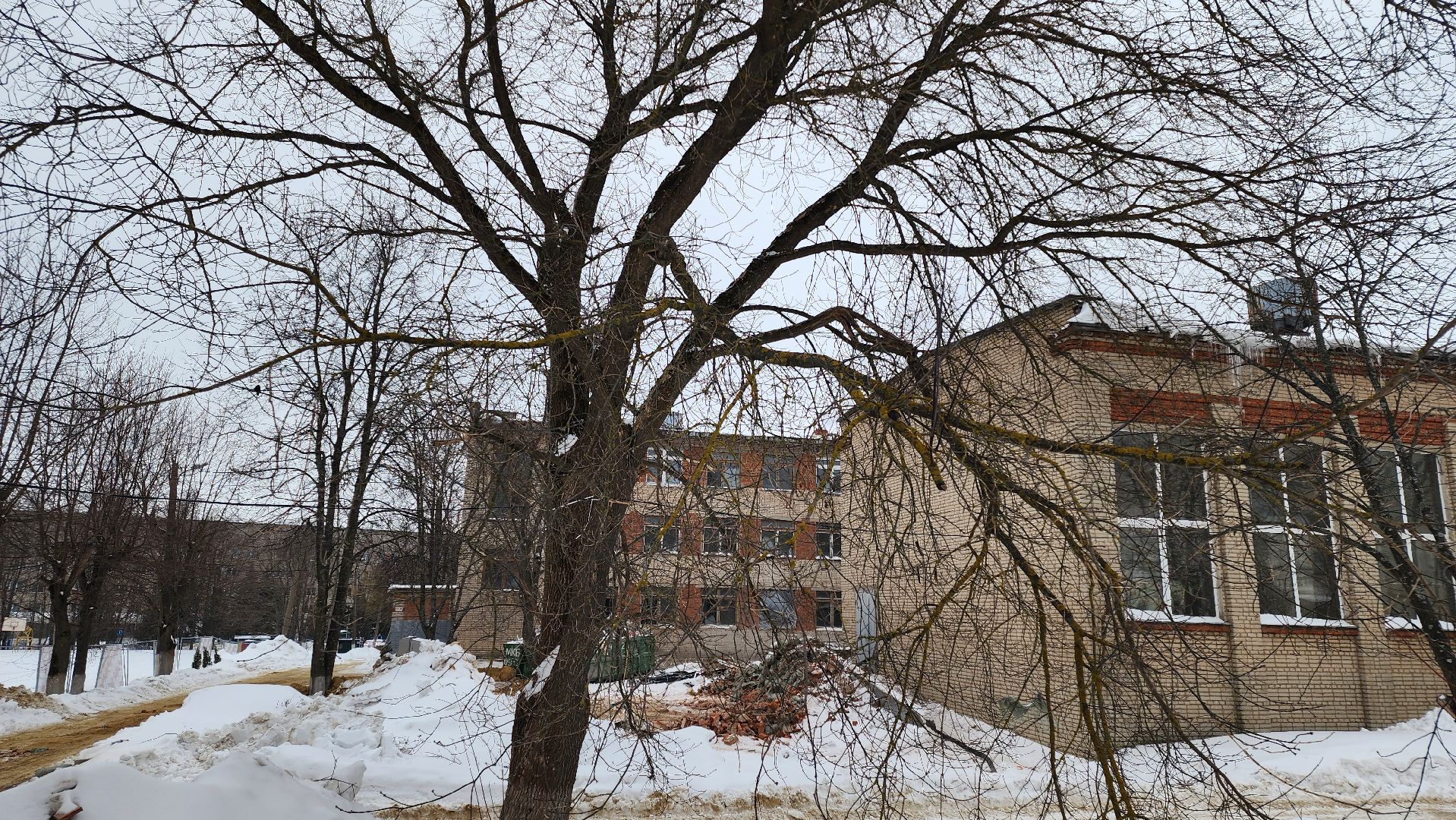 кашира, ожерелье, капитальный ремонт, школа 10, демонтажные работы,