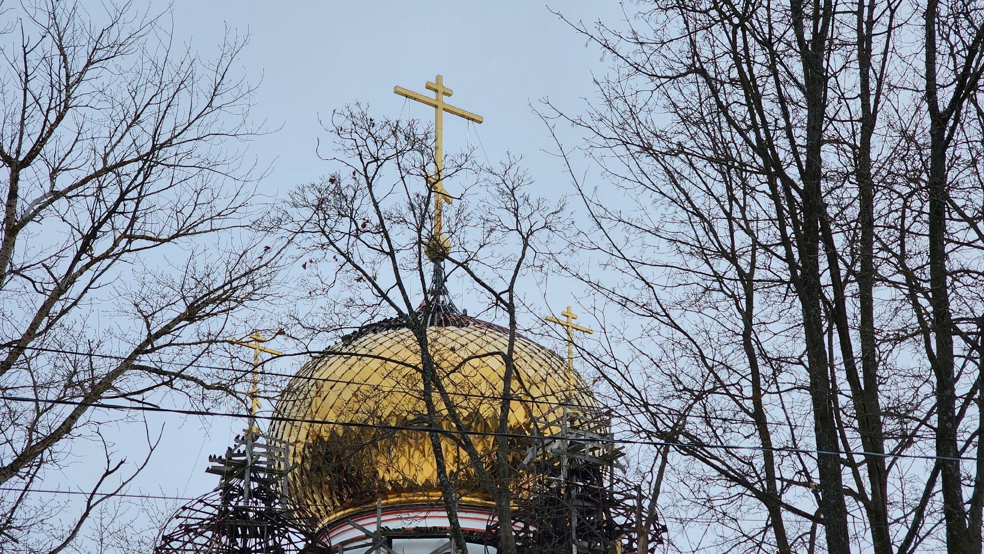 кашира, ожерелье, строительство, храм, софийский храм, золотые купола,