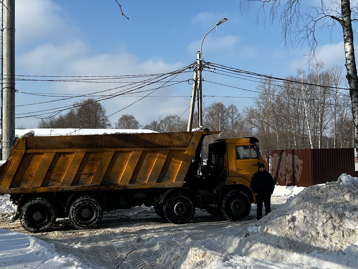 Солнечногорск, Уборка снега, Трактор, Специализированная техника, Жители,