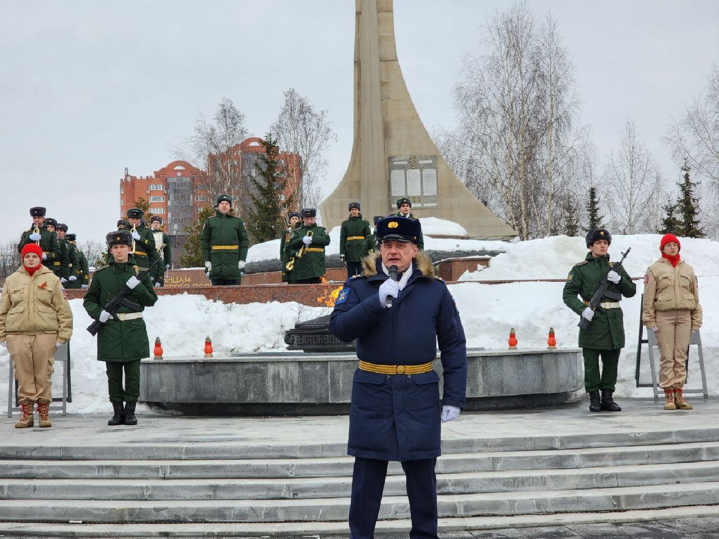 мытищи, День защитника Отечества, Вечный огонь, Вячеслав Фомичев,