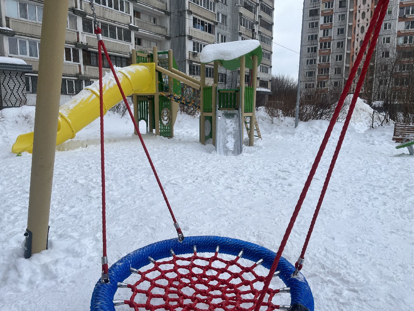 детская площадка, новая детская площадка, модернизация, национальный проект,