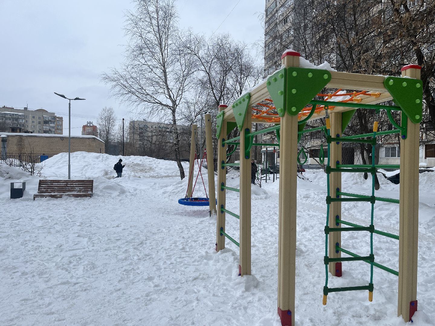 детская площадка, новая детская площадка, модернизация, национальный проект,