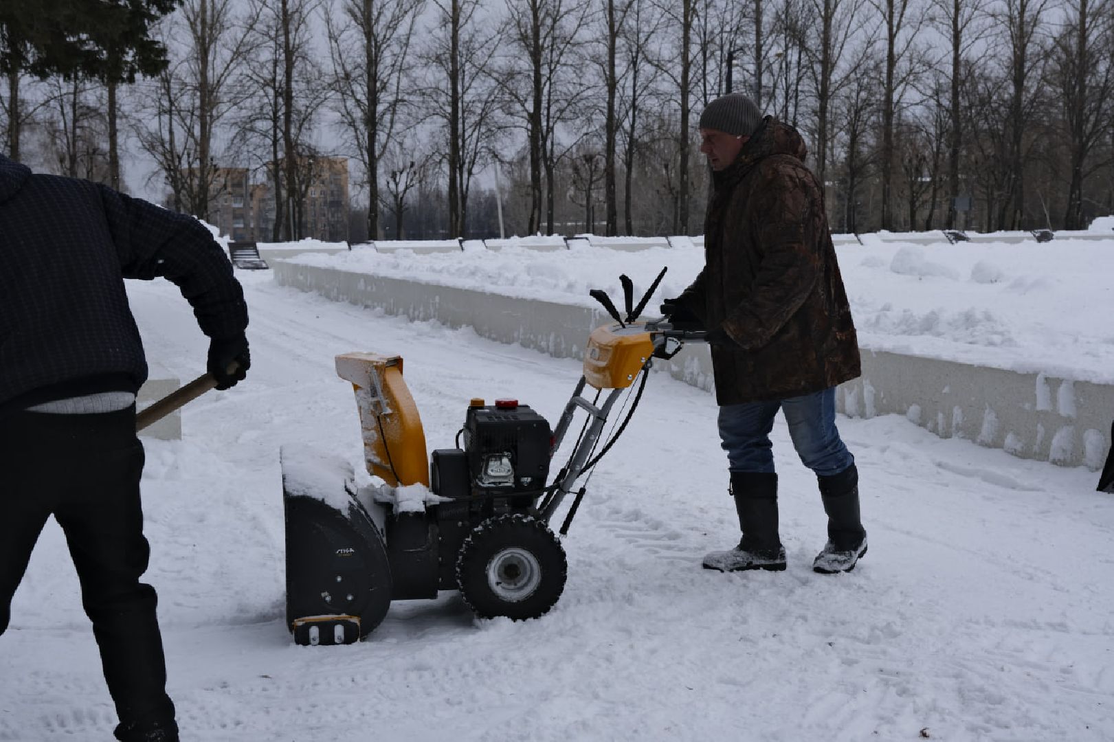 пущино, благоустойство, снег, уборка,