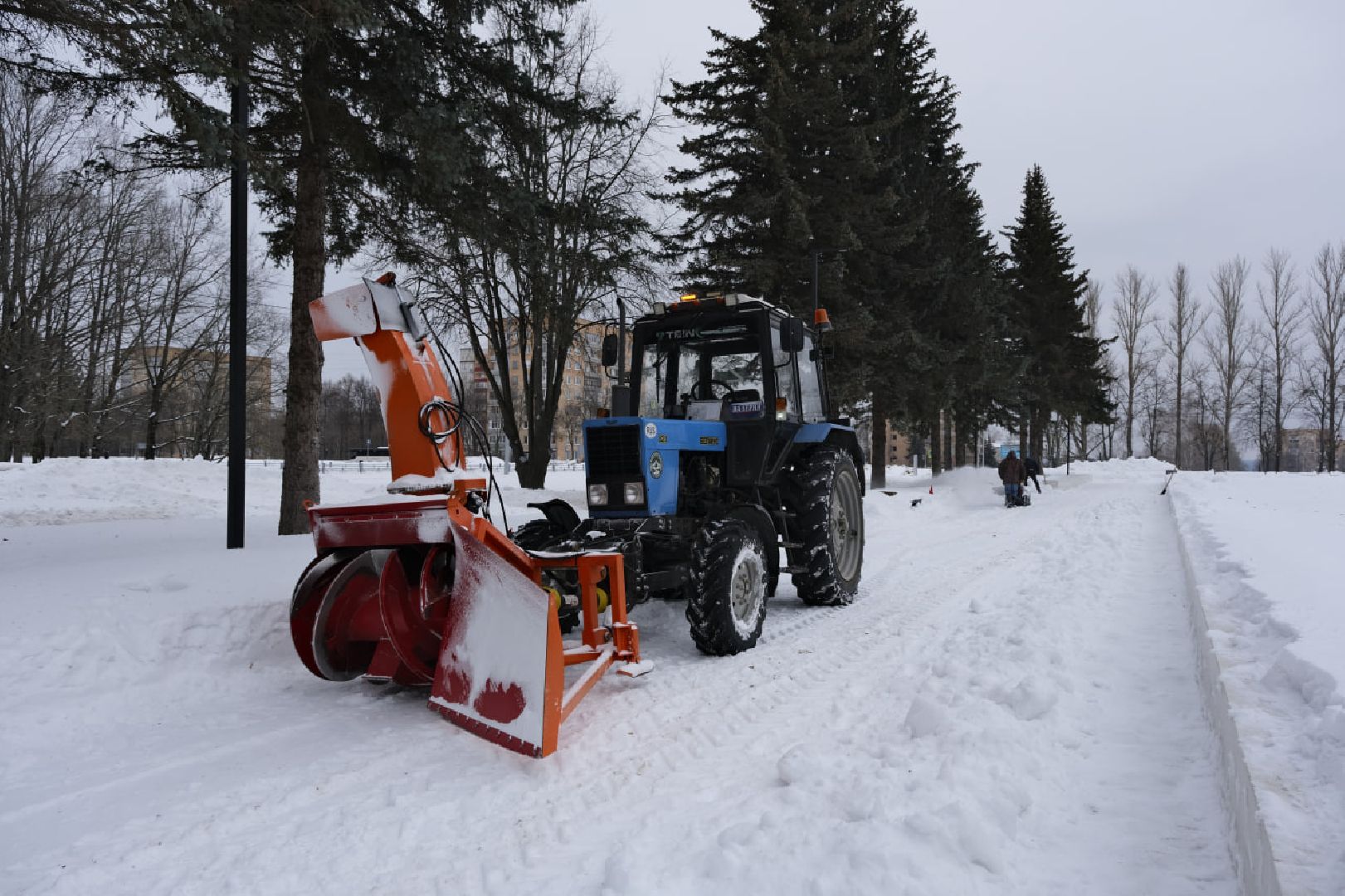 пущино, благоустойство, снег, уборка,