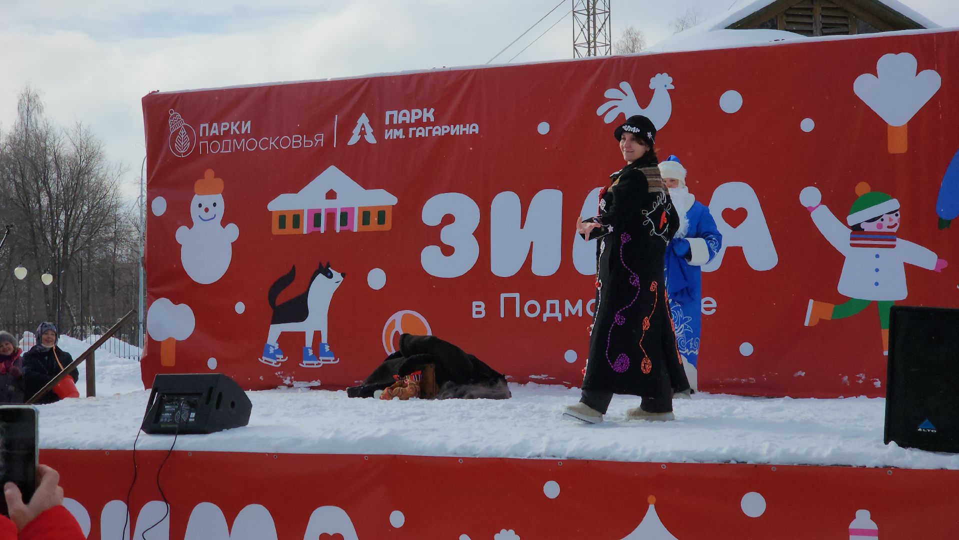 шатура, мода из зимнего комода, зима в парке, зима в подмомсковье, областной праздник,