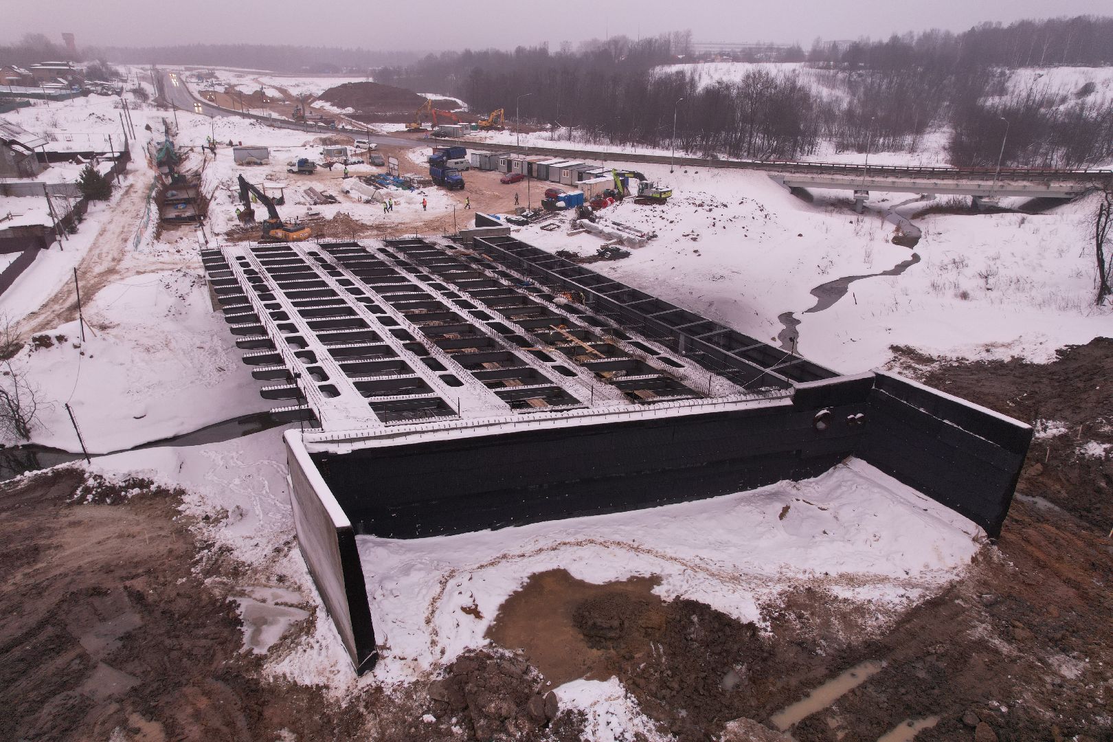 видео с коптера, дорога, вяземы,