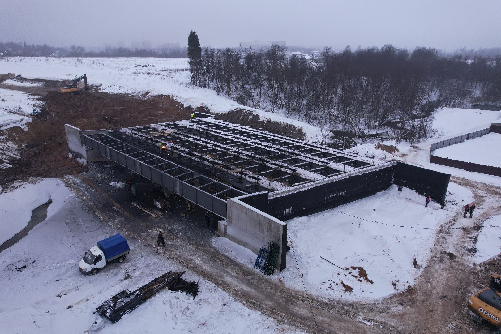 видео с коптера, дорога, вяземы,