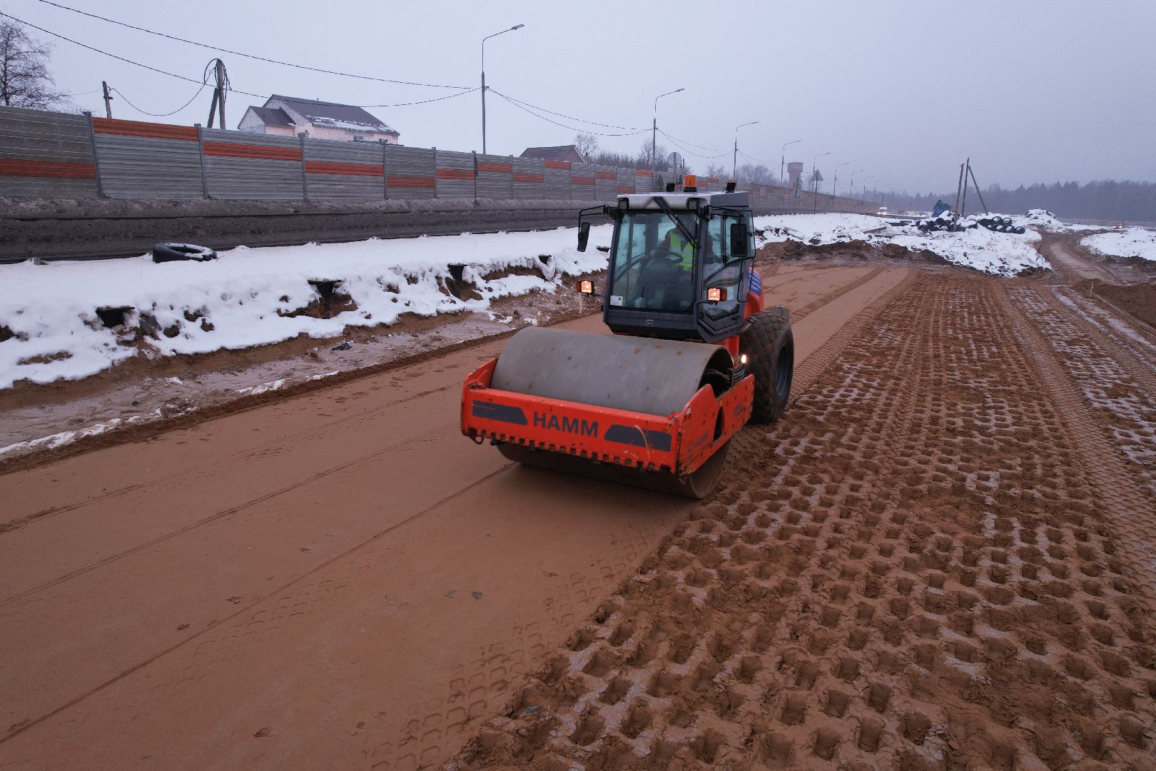 видео с коптера, дорога, вяземы,