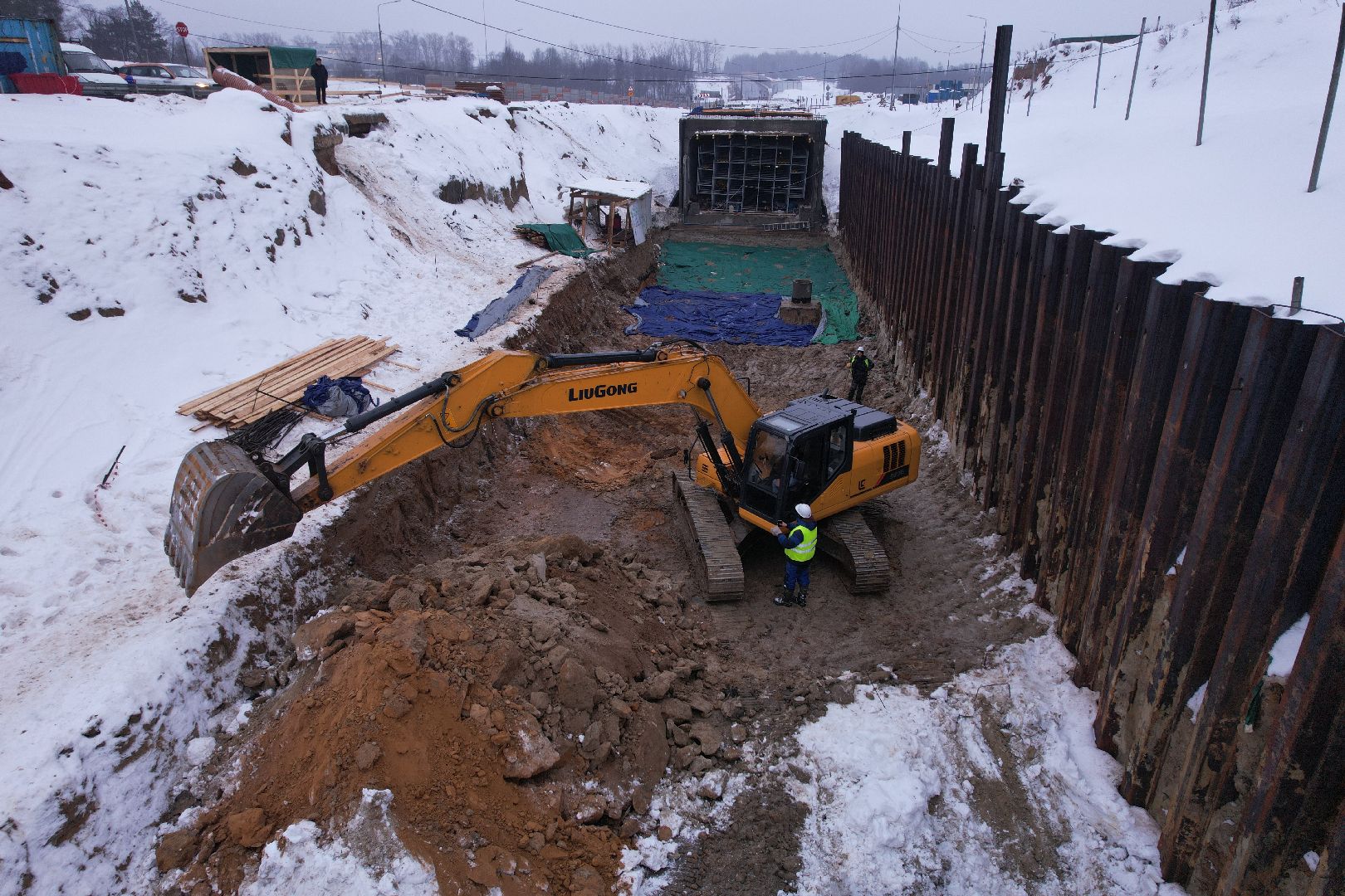 видео с коптера, дорога, вяземы,