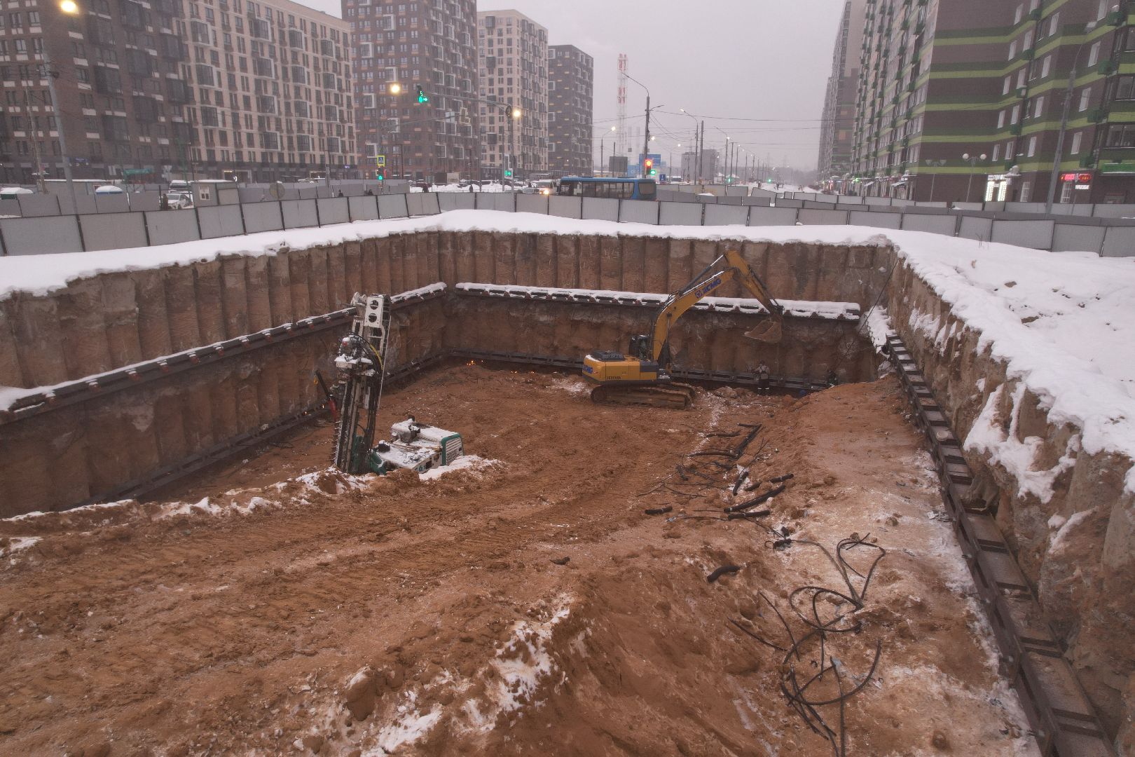 видео с коптера, тоннель, путилково,